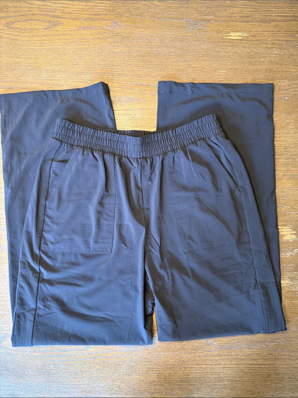Soma Black Elastic-Waist Women's Trousers